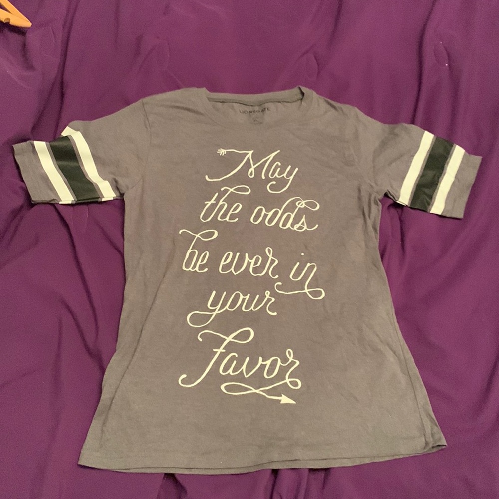 Lionsgate Hunger Games May the Odds Be Ever In Your Favor tee size XL